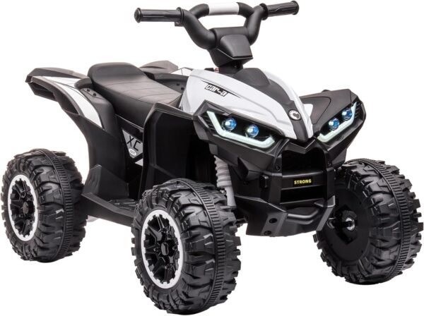 HOMCOM 12V Electric Quad Bikes for Kids Ride On Car ATV Toy, with Forward Reverse Functions, LED Headlights, for Ages 3-5 Years - Image 5