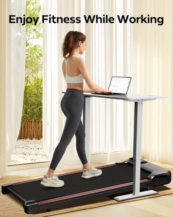 UMAY 2.5HP Home Treadmill – Triple Cushioning, Incline Walking Pad with App & Remote Control - Image 3